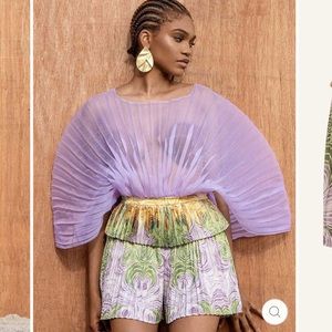 Andrea Iyamah printed short- size small NwT - sold out everywhere
